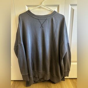 Aerie Charcoal Crewneck Sweater